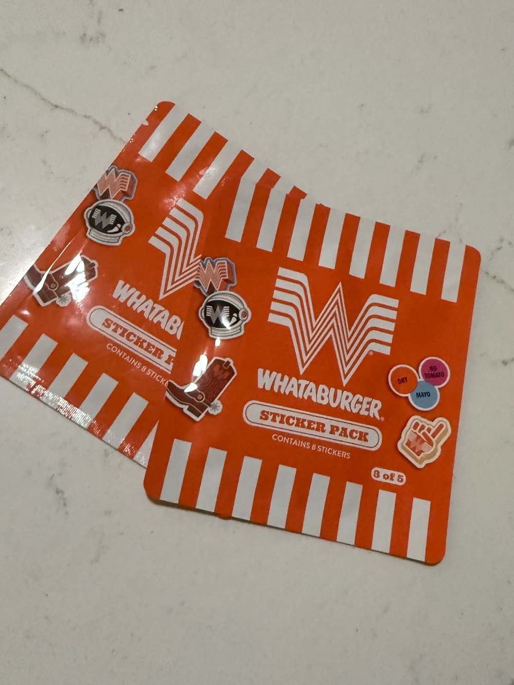 Whataburger Orange Sticker Pack